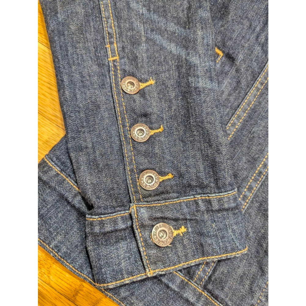 Levi's Indigo Blue Denim Trucker Jacket - Picture 5 of 14